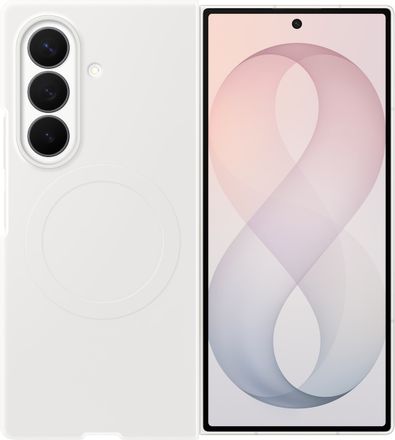 Чехол (клип-кейс) Samsung Silicone Magnet Case, для Samsung Galaxy Z Fold8 Ultra, кремовый [ef-ef976cwegru]