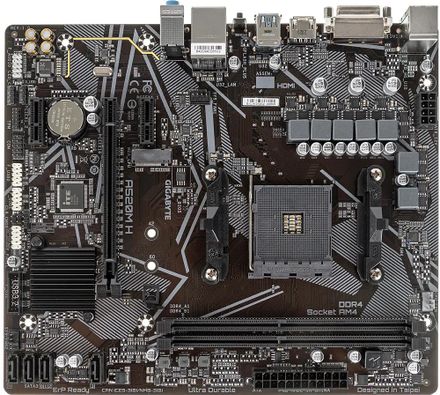 Материнская плата Gigabyte A520M H, Socket AM4, AMD A520, mATX, Ret