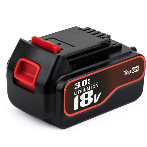 Батарея аккумуляторная для Black & Decker TopON TOP-BD-18-3.0, 18В, 3Ач, Li-Ion [103755]