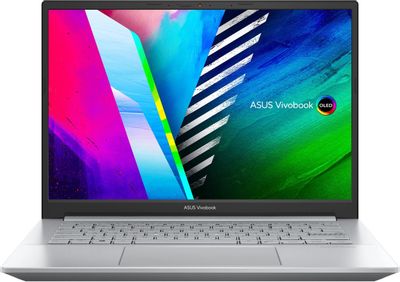 Ноутбук ASUS Vivobook Pro 14 K3400PA-KP112W 90NB0UY3-M02070, 14", IPS, Intel Core i5 11300H 3.1ГГц, 4-ядерный, 8ГБ DDR4, 512ГБ SSD,  Intel Iris Xe graphics, Windows 11 Home, серебристый