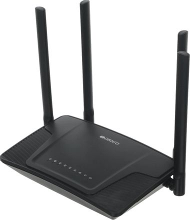 Wi-Fi роутер ORIGO OWR1530AXG,  Wi-Fi 6,  AX1500,  2.4/5ГГц, 3 LAN,  черный [owr1530axg/a1a]