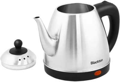 Чайник электрический BLACKTON Bt KT1801S, 1500Вт, черный и серебристый ...