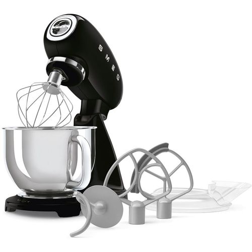 Миксер планетарный SMEG Стиль 50-х гг. SMF05BLEU, 1000Вт, черный