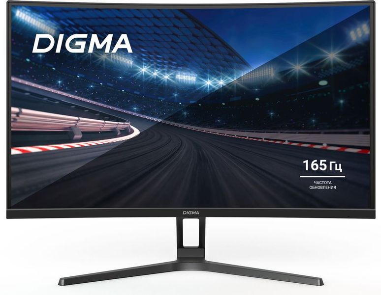 27" Монитор Digma Overdrive 27A510Q,  2560x1440,  VA,  165Гц,  2хHDMI,  2хDP,  изогнутый, черный [dm27vg02]