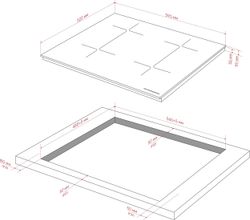 Индукционная варочная поверхность KUPPERSBERG ICI 626, стеклокерамика, черный