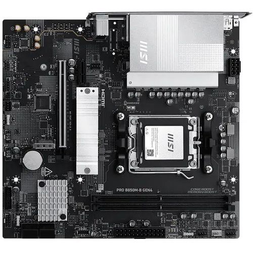 Материнская плата MSI PRO B850M-B GEN4, Socket AM5, AMD B850, mATX, Ret