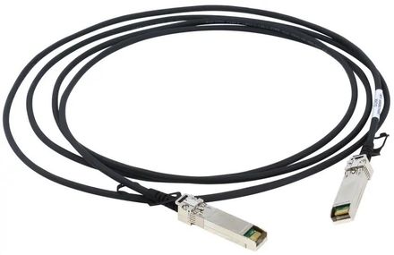 Кабель DAC FUTURE TECHNOLOGIES FT-SFP+CabP-AWG30-1 1м, 30AWG, медь, серебристый