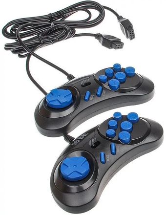 Джойстик SEGA 21-JS для Dendy, черный