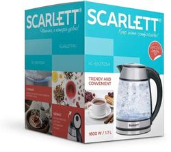 Чайник электрический Scarlett SC-EK27G54, 1.7л
