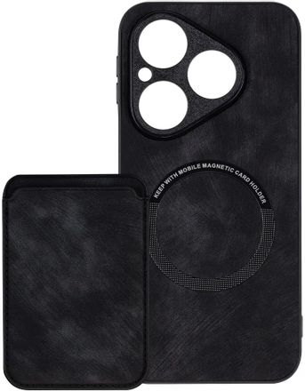 Чехол (клип-кейс) ZIBELINO Premium, для Huawei Pura 80, черный [zmp-huw-pura-80-blk]