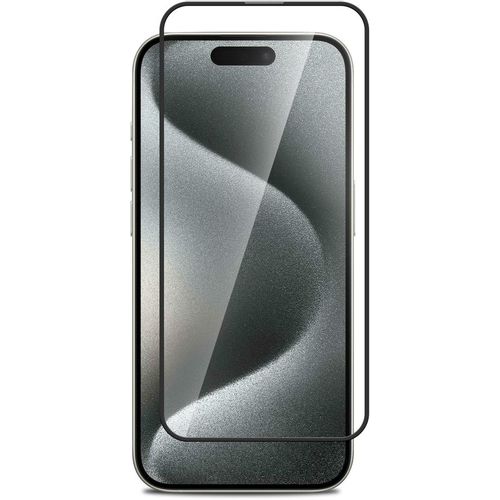Защитное стекло для экрана BORASCO для Apple iPhone 15 Plus антиблик, 77х160 мм, 2.5D, 1 шт, прозрачный [72402]