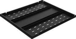 Полка стационарная ЦМО СВ-58АК-9005, 1, 19", черный