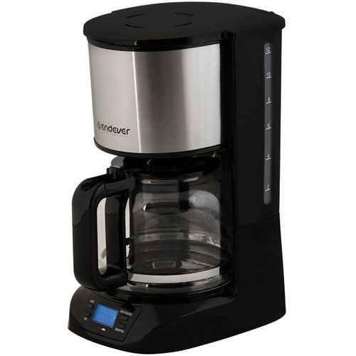 Кофеварка Endever Costa-1044, капельная, стальной /черный