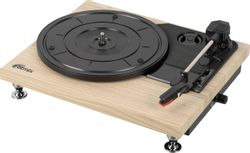 Виниловый проигрыватель Ritmix LP-240, частично автоматический, бежевый
