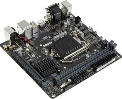 Материнская плата Gigabyte H310N 2.0, LGA 1151v2, Intel H310C, mini-ITX ...