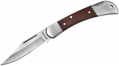 Складной нож Stayer 47620-1_z01, 190мм, дерево / серый, блистер ...