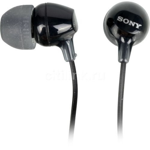 Наушники Sony MDR-EX15AP, 3.5 мм, внутриканальные, черный