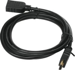 Изображение товара Кабель-удлинитель Buro HDMI 1.5м позолоченные разъемы Изображение товара Кабель-удлинитель Buro HDMI 1.5м позолоченные разъемы