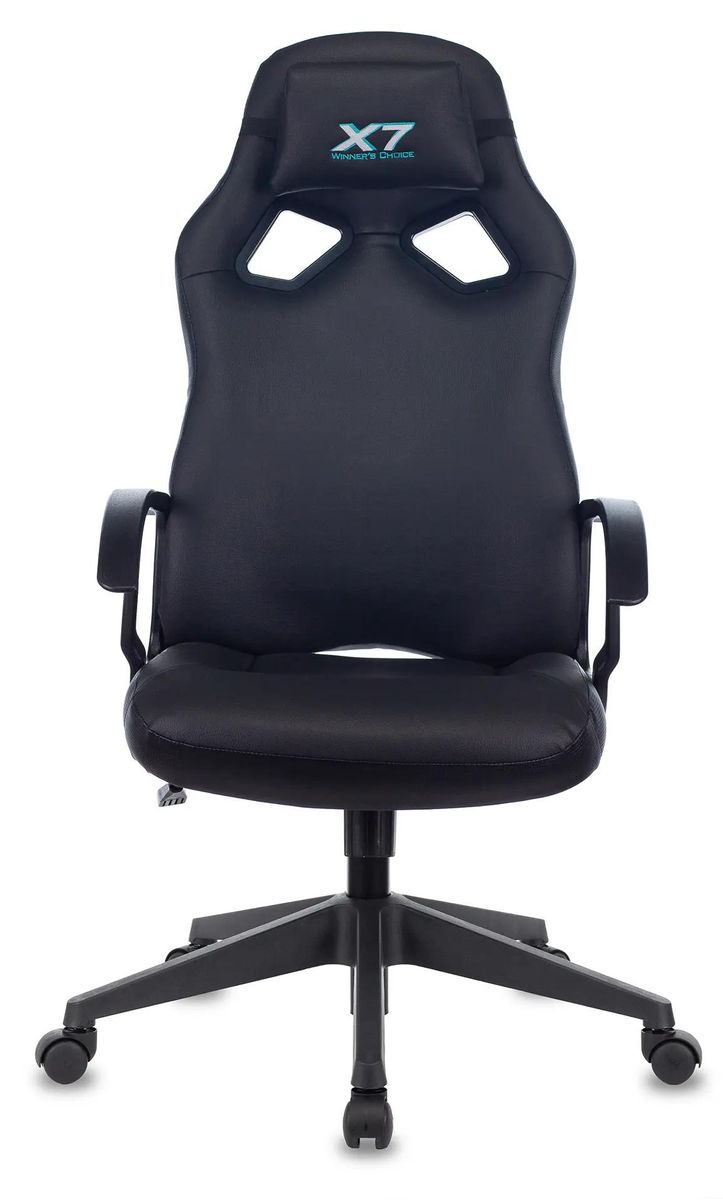 Кресло игровое A4TECH X7 GG-1000B, на колесиках, эко.кожа, черный – купитьв Ситилинк