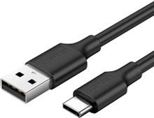 Изображение товара Кабель UGREEN 60115 USB Type-C - USB черный 0.5м 3A позолоченные контакты Изображение товара Кабель UGREEN 60115 USB Type-C - USB черный 0.5м 3A позолоченные контакты