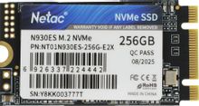 Изображение товара SSD накопитель NETAC N930ES 256ГБ M.2 2242 PCIe NVMe 3.0 x2