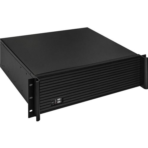 Корпус для сервера монтируемый в стойку EXEGATE Pro 3U390-11, 3U, 600 Вт, черный [ex300009rus]