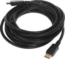 Изображение товара Кабель аудио-видео Buro V1.4,  DisplayPort (m) -  DisplayPort (m),  ver 1.4,  5м, черный [bhp-dpp-1.4-5]