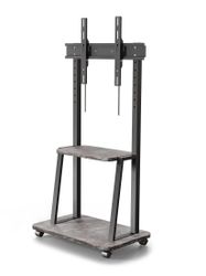 Изображение товара Стойка для телевизора Holder PR-108 с регулировкой 32-65 дюймов, черная керамика