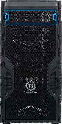 THERMALTAKE - Boîtier PC Thermaltake Versa H13 Window noir uATX ATX 4  CA-1D3-00S1WN-00