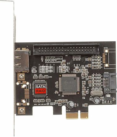 Контроллер PCI-E JMB363 1xE-SATA 1xSATA 1xIDE Bulk