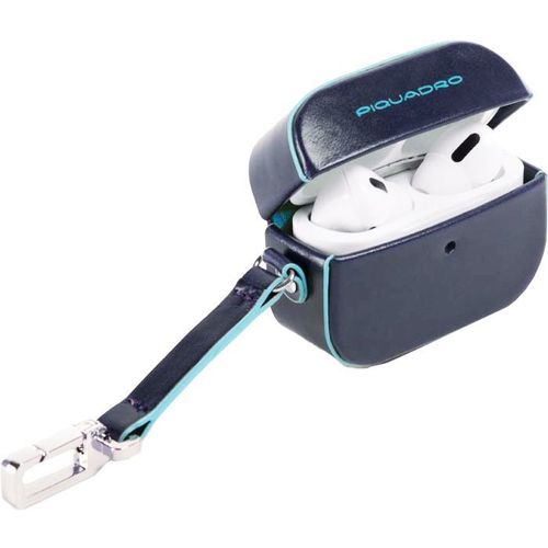 Футляр для наушников Piquadro Blue Square AC5308B2/BLU2 длина:6.5см ширина:2см высота:5см синий нату