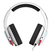 Гарнитура игровая A4TECH Bloody MR720,  Bluetooth/радио, белый  / красный