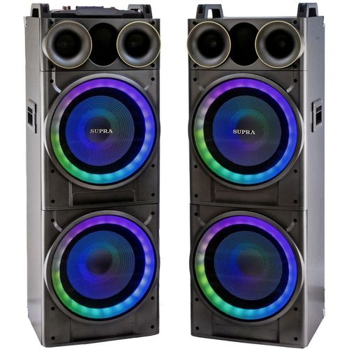 Музыкальный центр Supra SMB-2150, 200Вт, с караоке, Bluetooth, FM, USB, SD, черный