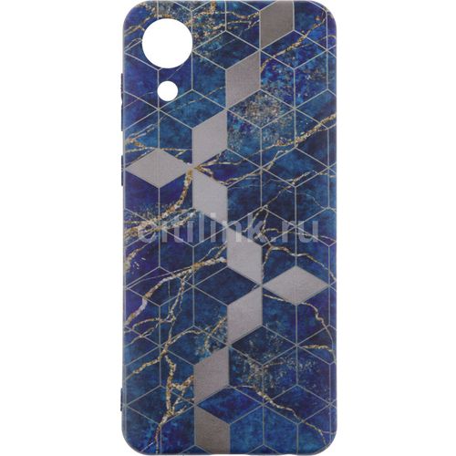 Чехол (клип-кейс) GRESSO Meridian, для Samsung Galaxy A03 Core, синий [gr17aaae8927]