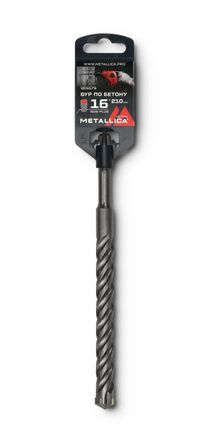Бур METALLICA 905579, по бетону/кирпичу/камню, 16мм, SDS-PLUS, 1шт