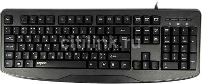Обзор товара клавиатура Rapoo NK2500, USB, черный (431548) в интернет ...