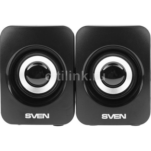 Колонки Sven 130, 2.0, черный [sv-020224]