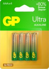 Изображение товара Батарейка GP Ultra Alkaline 24AUA21-2CRSBC4, 4 шт.