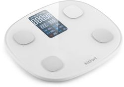 Напольные весы KitFort KT-808, цвет: белый