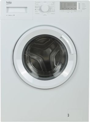 Стиральная машина узкая Beko WRS5512BWW, с фронтальной загрузкой, 5кг ...