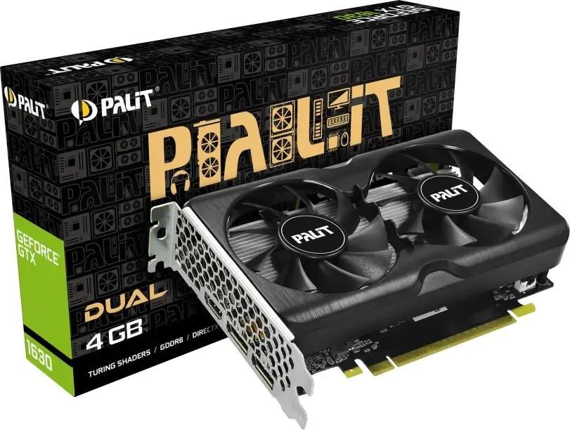 Видеокарта Palit NVIDIA GeForce GTX 1630 PA-GTX1630 DUAL 4G