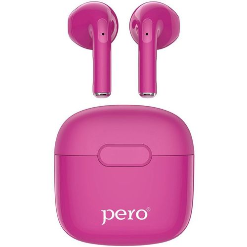 Наушники PERO TWS05, спортивные, Bluetooth, внутриканальные, розовый [ptws05bu]