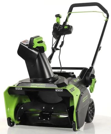 Снегоуборщик GREENWORKS GD82STK5,  аккумуляторный,  5Ач [2602507ub]