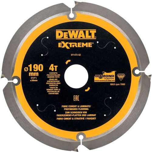 Пильный диск DeWALT DT1472-QZ, универсальный, 190мм, 1.4мм, 30мм