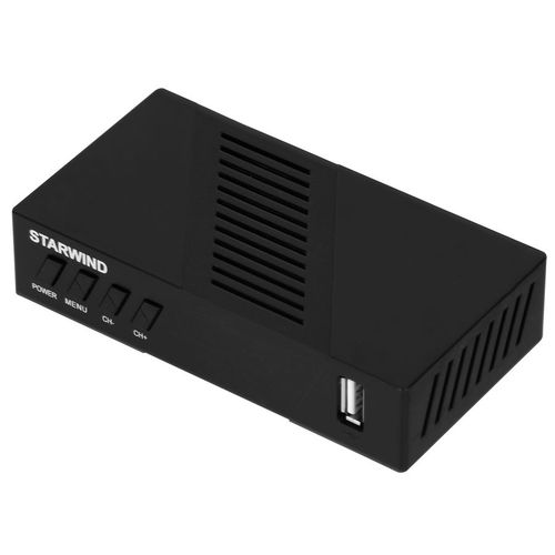 Ресивер DVB-T2 StarWind CT-140, черный