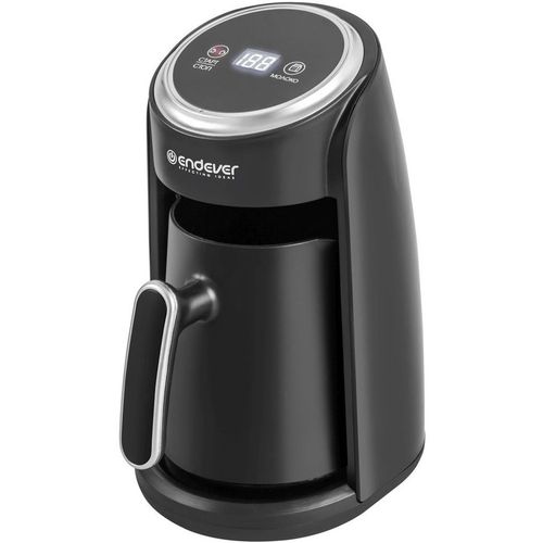 Кофеварка Endever Costa-1016, электрическая турка, черный /серебристый
