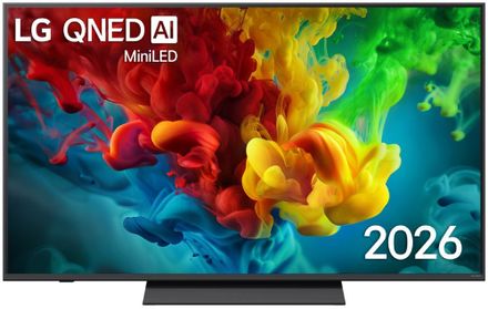 55" Телевизор LG 55QNED83B6A.ARUG QNED, 4K Ultra HD, СМАРТ ТВ, WebOS, черный титан