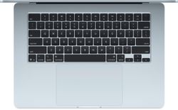 Ноутбук Apple MacBook Air A3241, 15.3", Retina, Apple M4 10 core, 10-ядерный, 16ГБ 256ГБ, голубой
