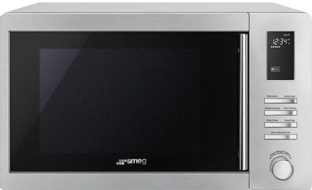 Микроволновая печь SMEG MOE25X, 900Вт, 25л, нержавеющая сталь/черный