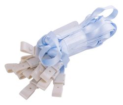 Шнур для пропуска Deli 8352L-BLUE, голубой, 12шт